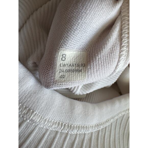 Lululemon Ebb To Street Ribbed Racerback Tank Top II White 8 2024 - Picture 3 of 4